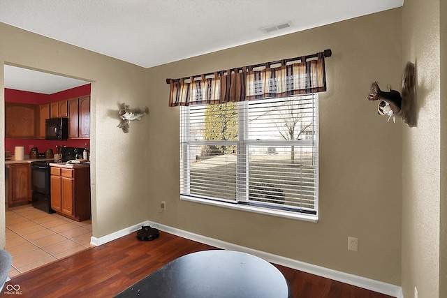 dining area featuring light hardwood / wood-style flooring