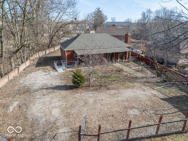 view of rear view of house