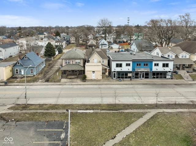 drone / aerial view featuring a residential view