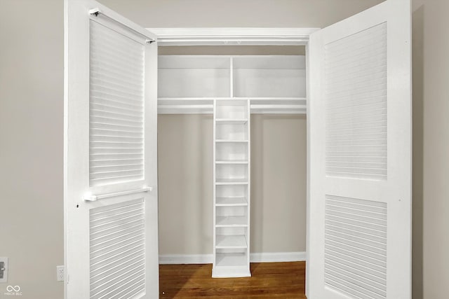 view of closet