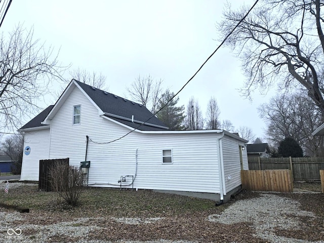 view of side of property