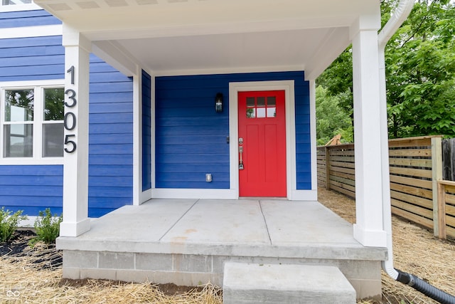 1305 W 23rd St, Indianapolis, IN 46208 - view of exterior entry featuring a porch