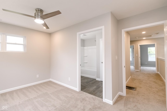 1305 W 23rd St, Indianapolis, IN 46208 - unfurnished bedroom featuring carpet flooring, baseboards, and recessed lighting