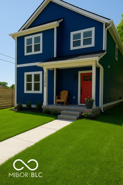 1305 W 23rd St, Indianapolis, IN 46208 - view of front of home featuring a porch