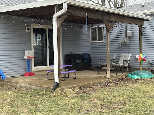 view of patio