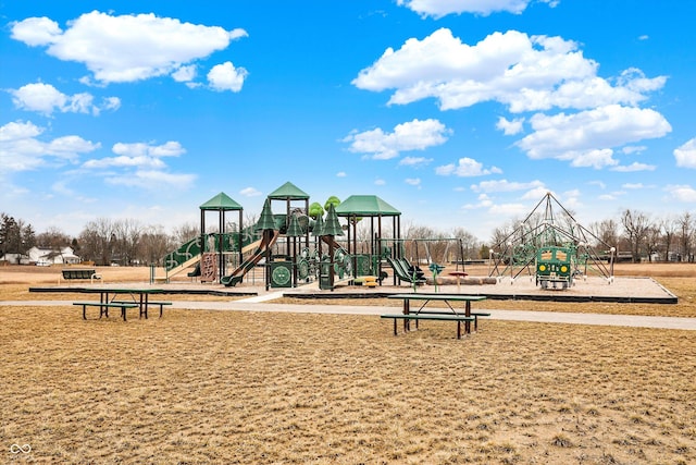 view of play area