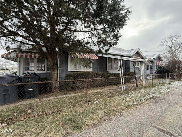 view of front of home