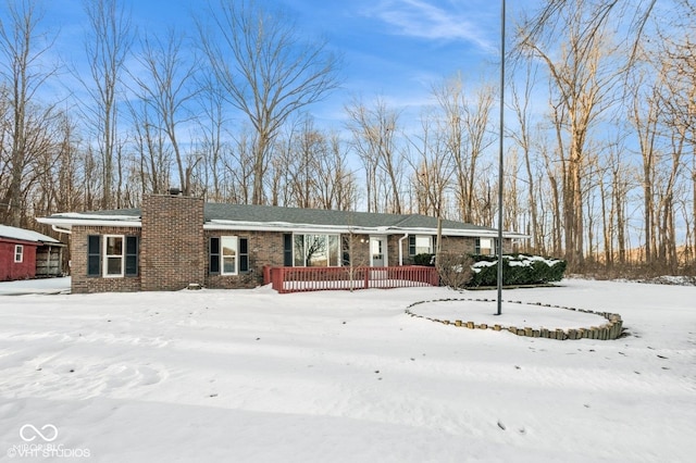 view of ranch-style house