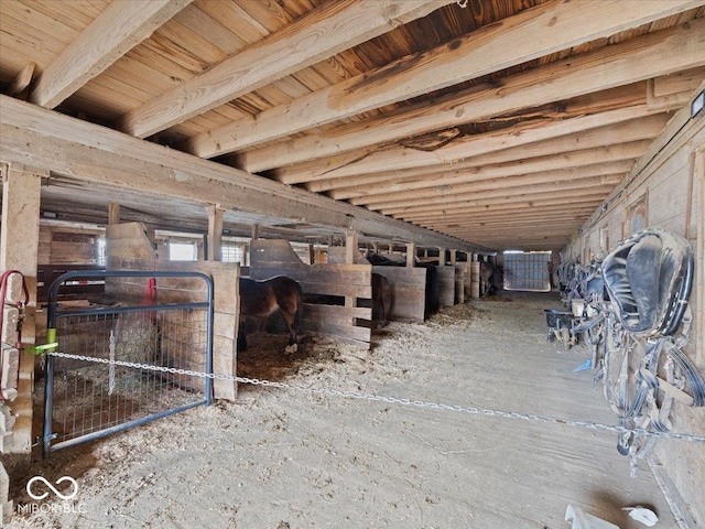 view of stable