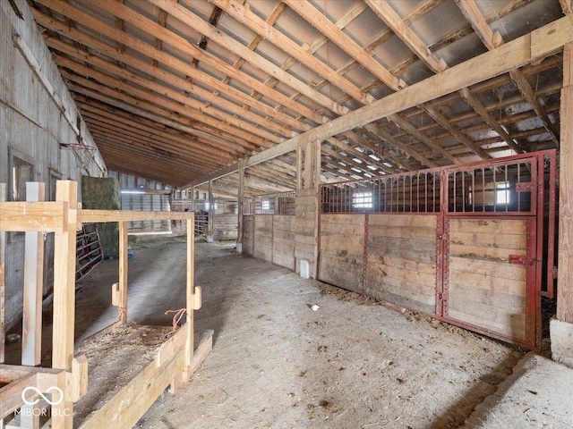 view of stable