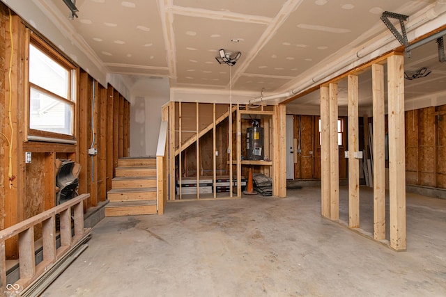 miscellaneous room with water heater