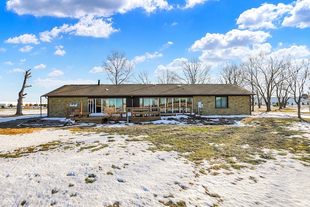 view of front of home