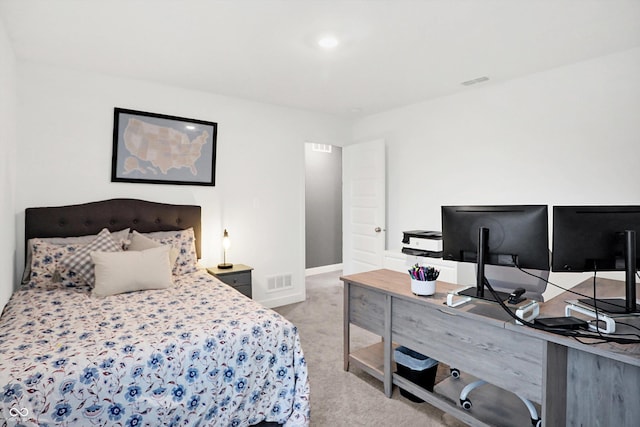 bedroom featuring carpet flooring