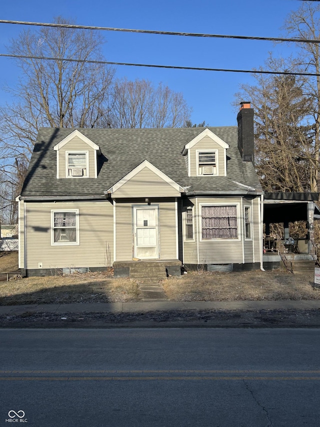 view of cape cod house