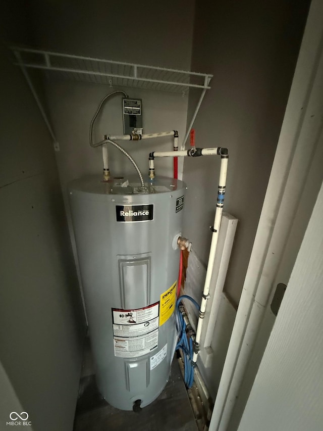 utilities featuring water heater