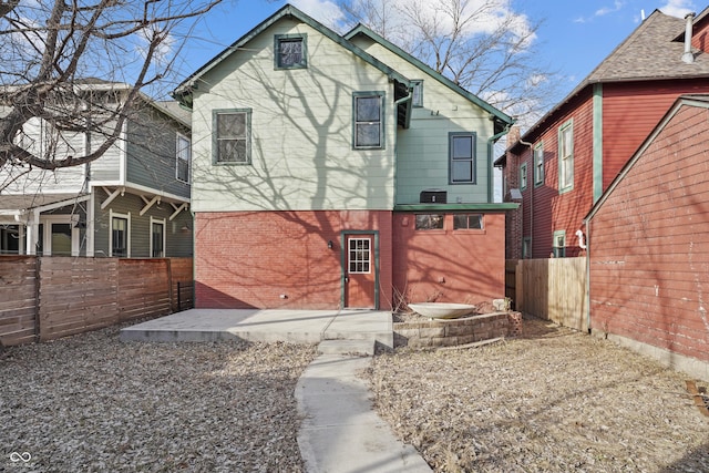 view of back of property