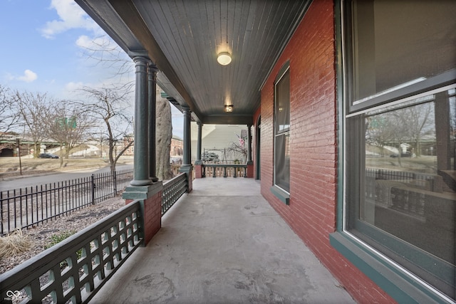 view of patio / terrace featuring a porch