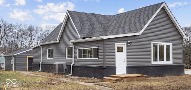 view of rear view of property