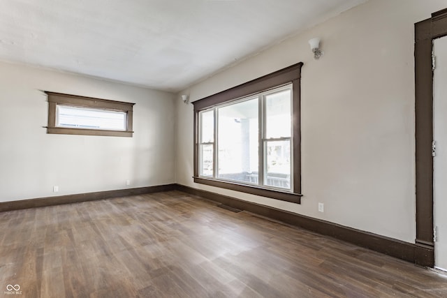 3543 N Kenwood Ave, Indianapolis, IN 46208 - unfurnished room featuring wood finished floors and baseboards
