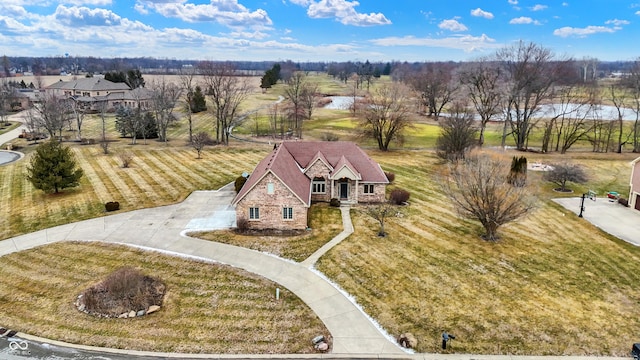 bird's eye view featuring a rural view