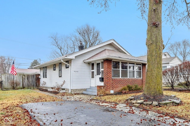 view of front of home