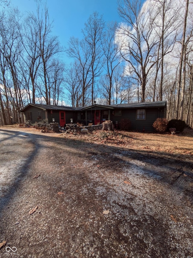 view of ranch-style house