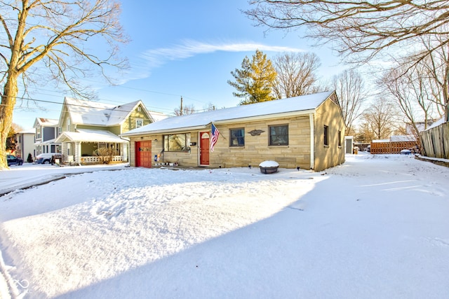 view of ranch-style house