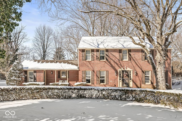 view of colonial house