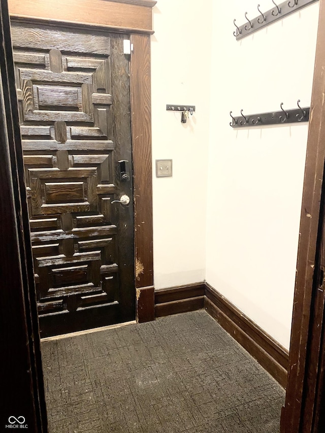 600 N Meridian St, Brazil, IN 47834 - doorway with carpet floors
