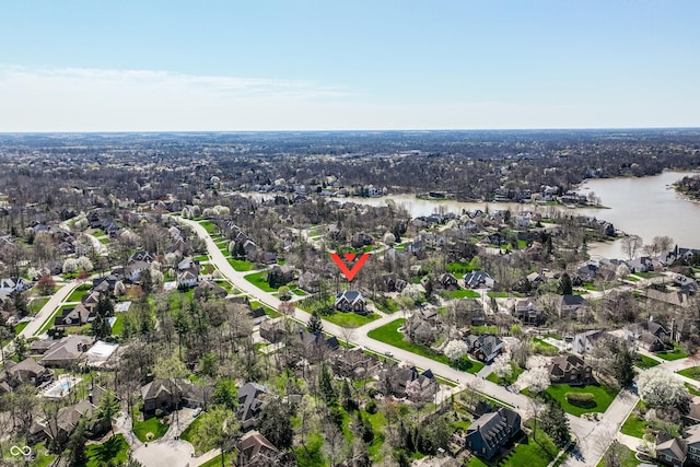 8845 Otter Cove Cir, Indianapolis, IN 46236 - view of property location with a nearby body of water and nearby suburban area