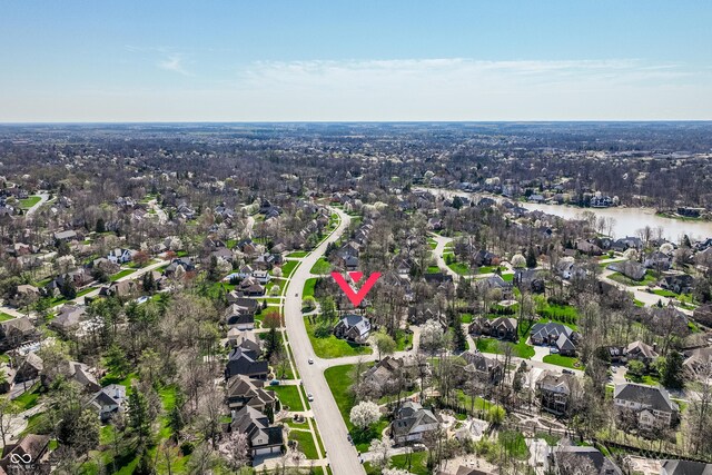 8845 Otter Cove Cir, Indianapolis, IN 46236 - view of property location featuring nearby suburban area and a large body of water