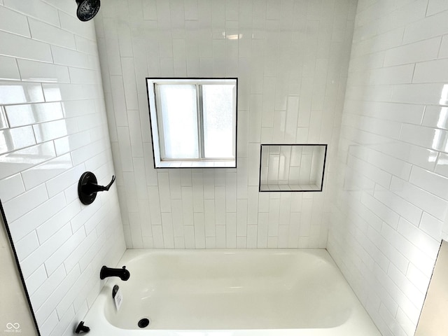 bathroom featuring shower / bath combination