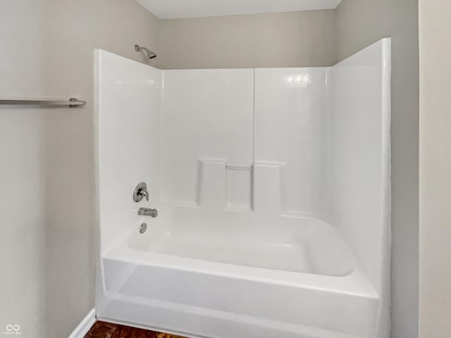 bathroom featuring shower / bath combination