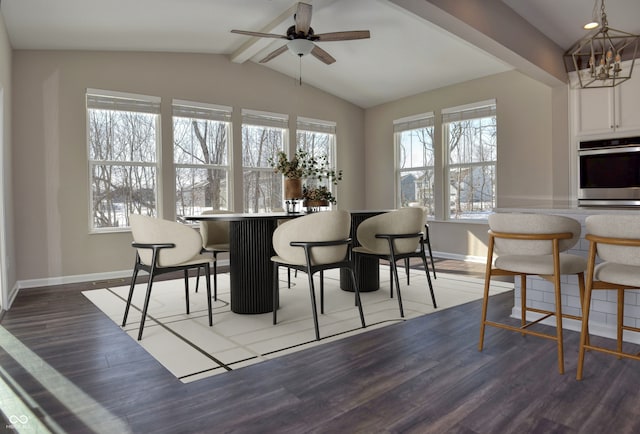 dining room featuring light wood-type flooring and a healthy amount of sunlight