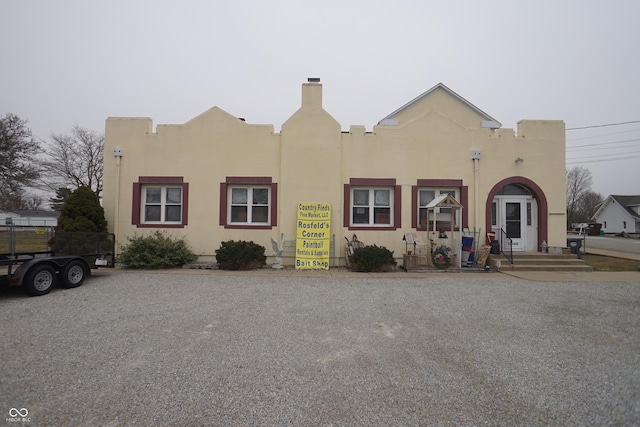 view of adobe home