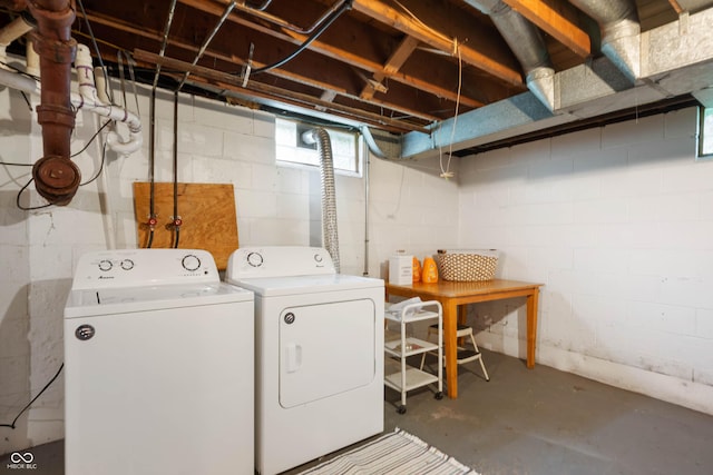 6865 Meadow View Dr, Lawrence, IN 46226 - washroom featuring independent washer and dryer