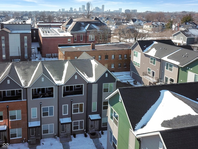 birds eye view of property featuring a residential view