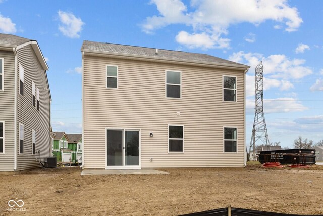 5119 Rolling Meadow Blvd, Indianapolis, IN 46237 - back of property featuring central air condition unit