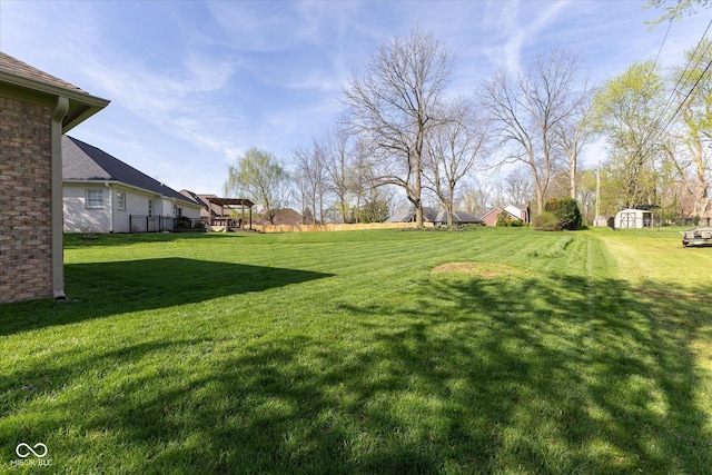 view of yard