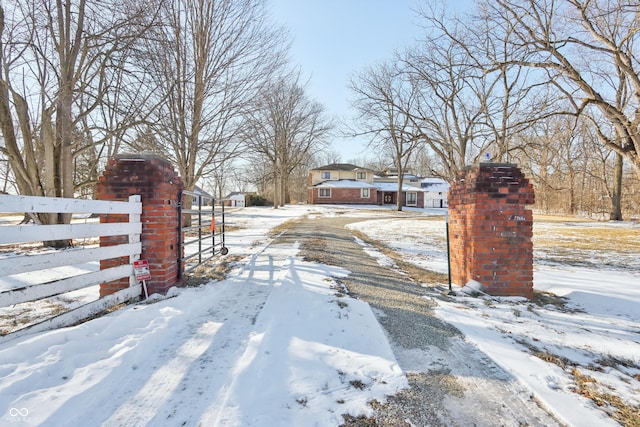 view of street with driveway