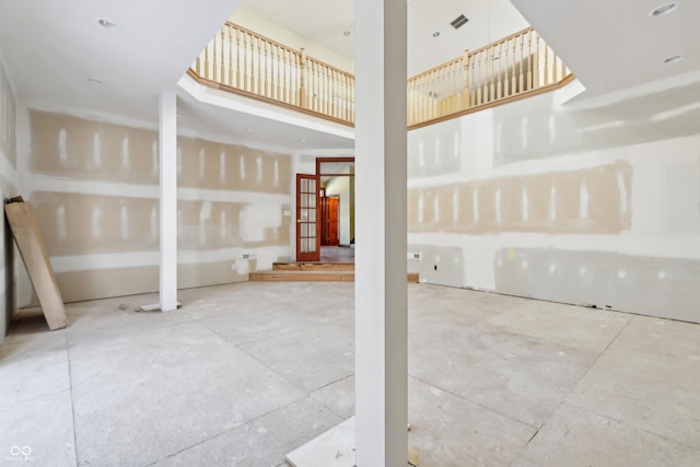 view of unfurnished living room