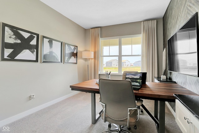 2134 Boxwood Dr, Greenfield, IN 46140 - office space featuring light colored carpet and baseboards