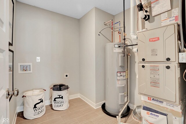 2134 Boxwood Dr, Greenfield, IN 46140 - utilities featuring water heater and heating unit