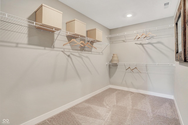 2134 Boxwood Dr, Greenfield, IN 46140 - spacious closet featuring carpet and visible vents