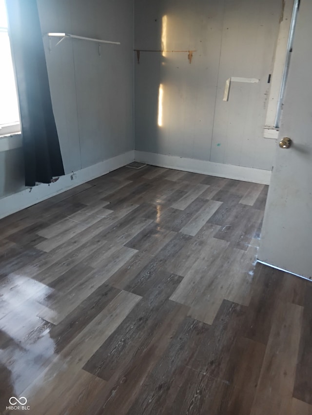 1808 E Washington St, Indianapolis, IN 46201 - spare room with wood finished floors and baseboards