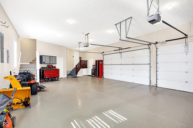2110 Cheviot Ct, Greenwood, IN 46143 - garage featuring a garage door opener