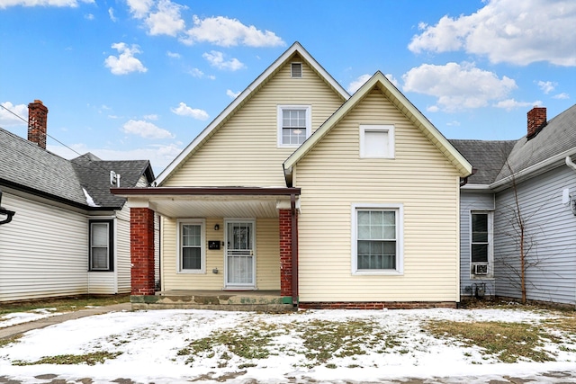 exterior space featuring a porch