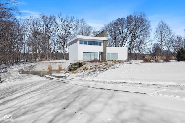 exterior space featuring stucco siding