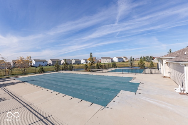 387 Legacy Blvd, Greenwood, IN 46143 - community pool with a residential view and a patio area