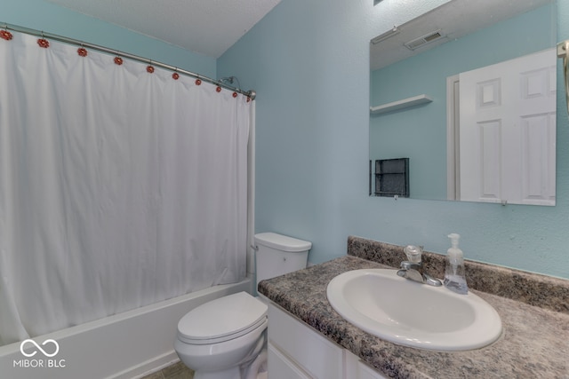 387 Legacy Blvd, Greenwood, IN 46143 - full bath with vanity, toilet, and shower / bathtub combination with curtain